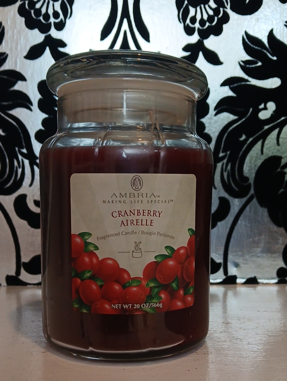 Cranberry Candle
